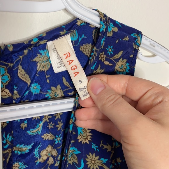 Evereve Raga Sapphire boho print romper sz S - Picture 12 of 14